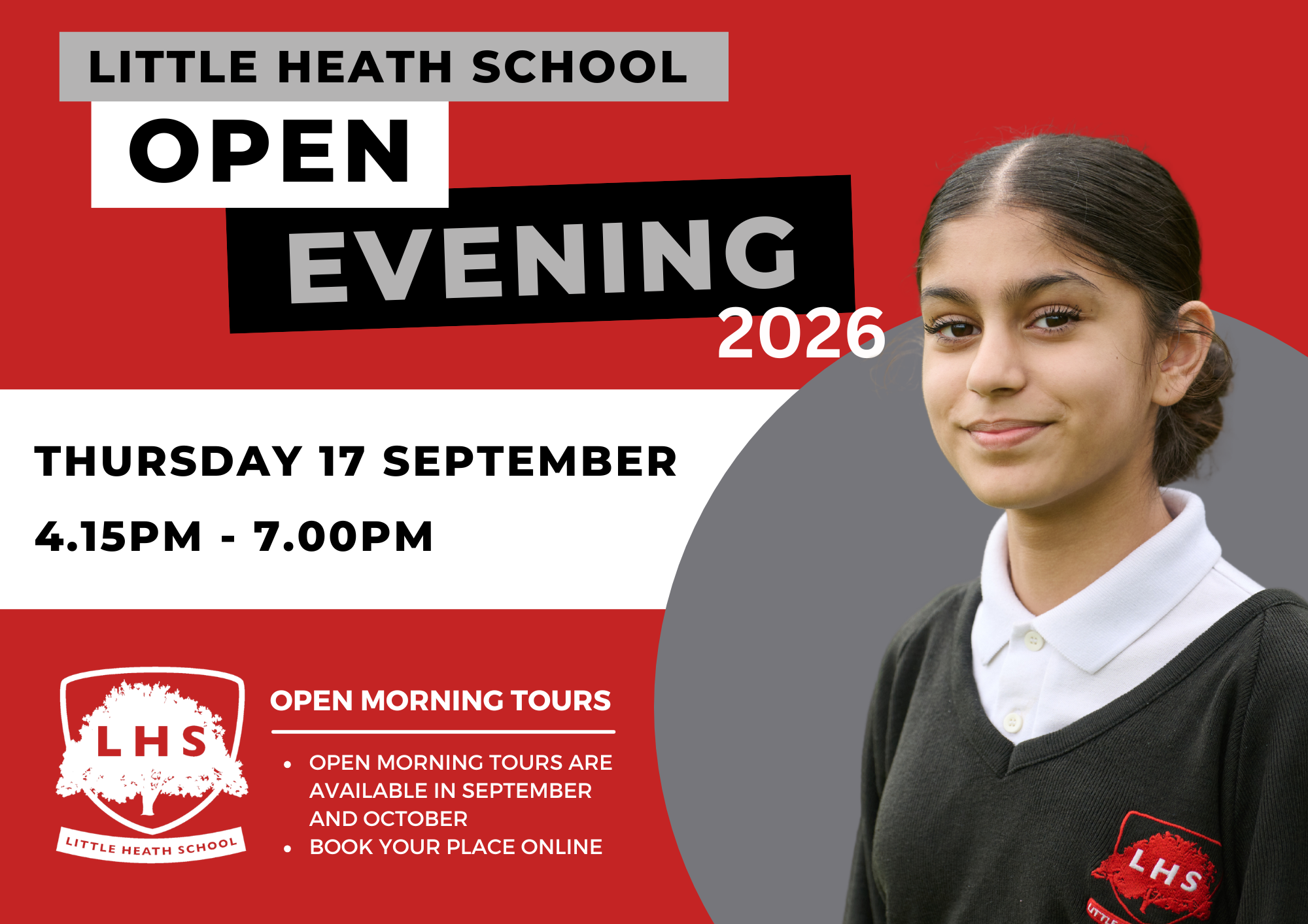 Open Evening - Thursday 17 September 2026 Open Evening - Thursday 17 September 2026