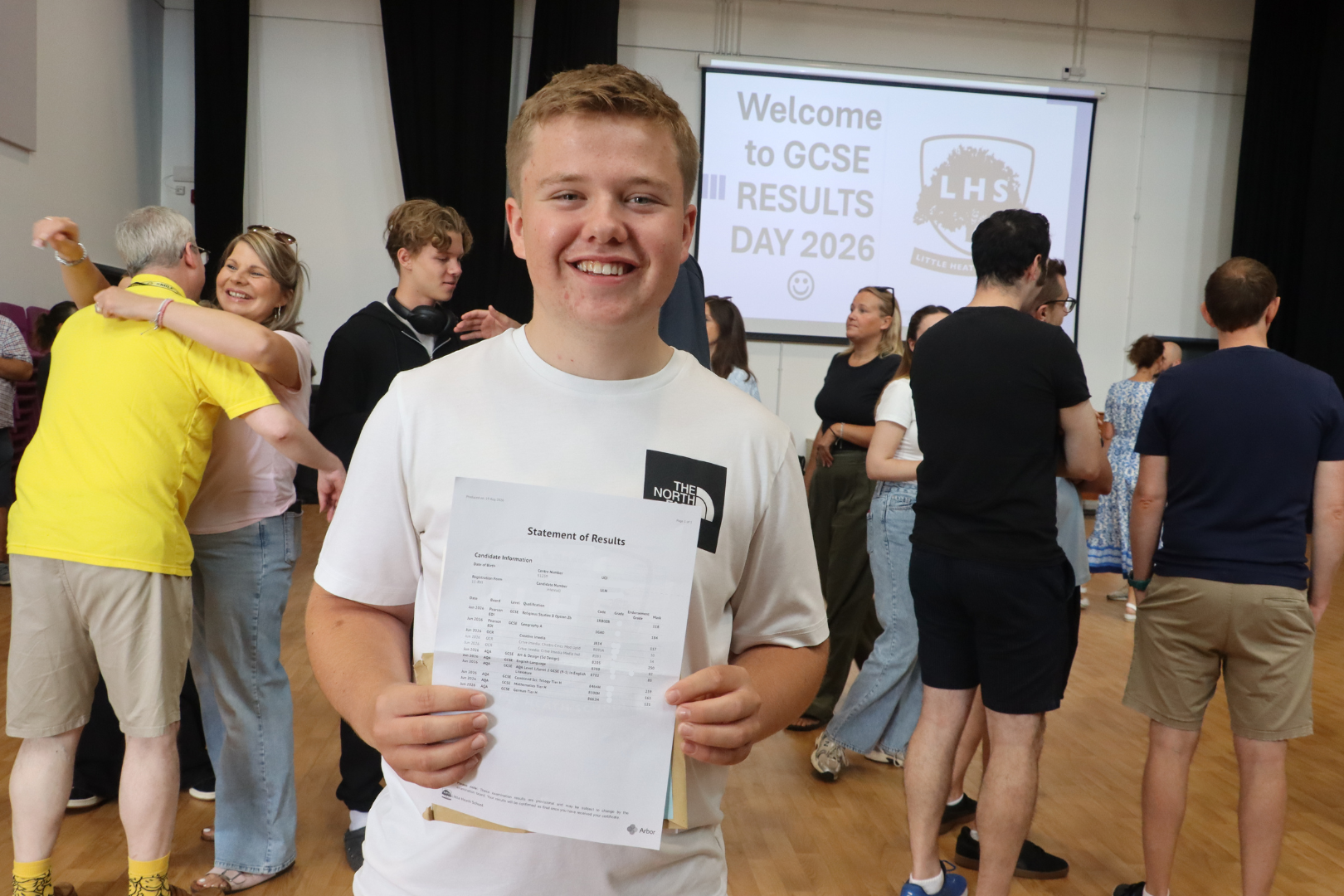 Y11 Student celebrates result success Y11 Student celebrates result success