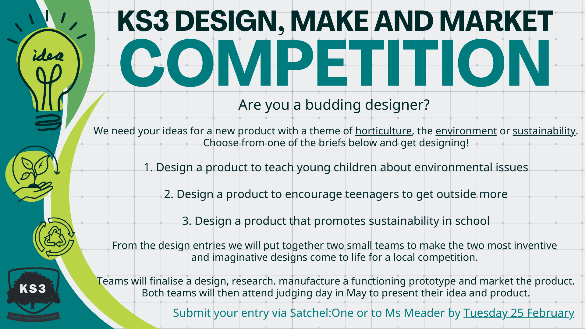 KS3 Design, Make and Market Competition